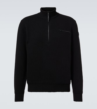Wool and cashmere half-zip sweater | Moncler