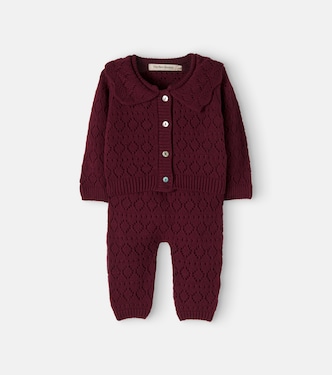 Baby cardigan and overalls set | The New Society