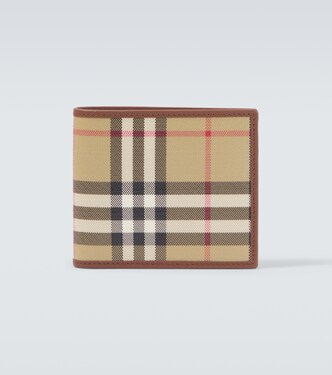 Burberry Check canvas bifold wallet | Burberry