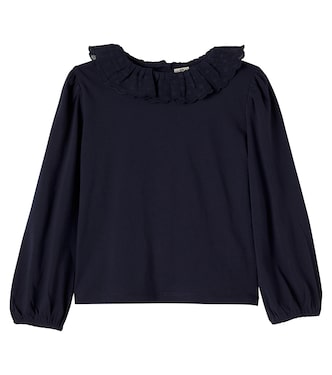 Piris ruffled cotton top | Bonton