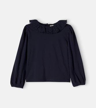 Top Piris aus Baumwolle mit Rüschen | Bonton