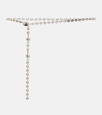 Crystal-embellished chain belt  | Loewe