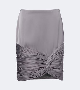 Minigonna in cady di raso | Valentino Garavani
