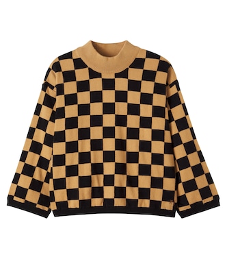 Pullover in cotone a quadri | Mini Rodini