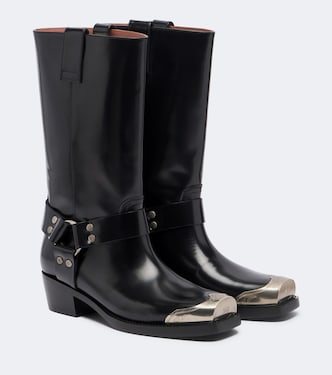 Roxy leather biker boots | Paris Texas