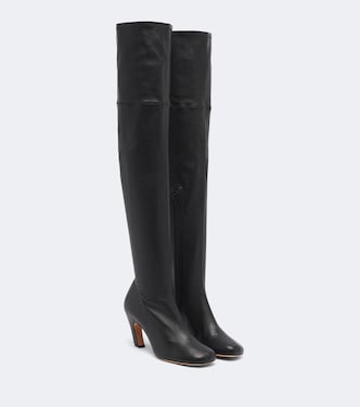 Mica over-the-knee leather boots | Le Monde Béryl