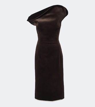Crochet-trimmed velvet cocktail dress | Magda Butrym
