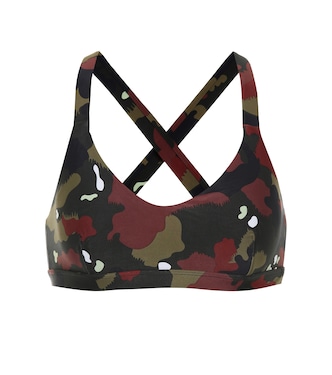 Jungle Sophie camo-print sports bra | The Upside