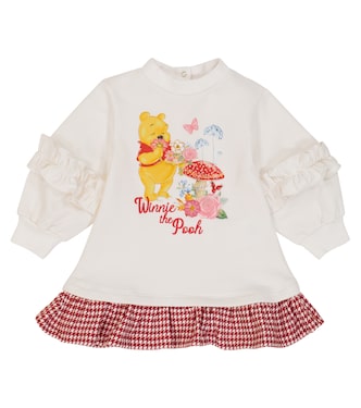 x Disney® Baby cotton sweatshirt dress | Monnalisa