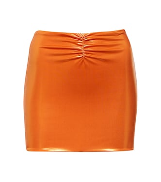 Minifalda metálica | Alessandra Rich