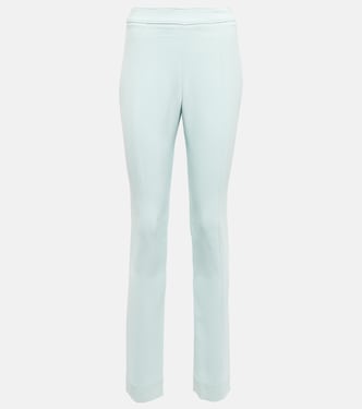 High-rise crêpe slim pants | Proenza Schouler