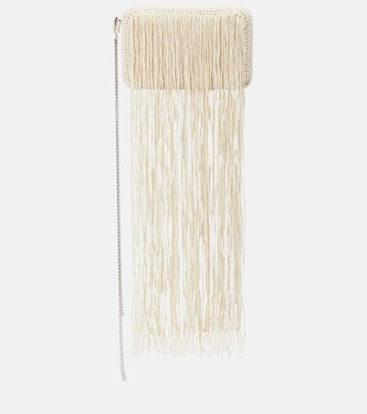 Leila fringe-trimmed crochet clutch | Magda Butrym