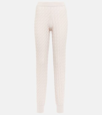 Cable-knit cashmere pants | Jardin des Orangers