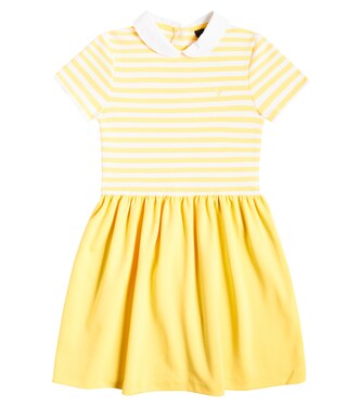 Striped cotton-blend dress | Polo Ralph Lauren Kids
