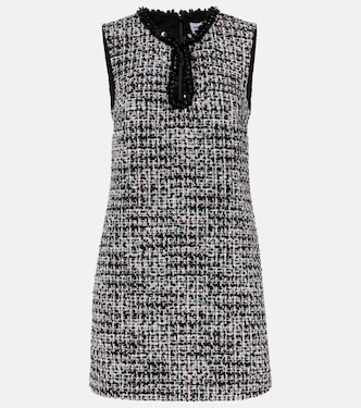 Embellished bouclé minidress | Self-Portrait