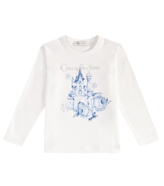 St. Castle cotton-blend T-shirt | Monnalisa