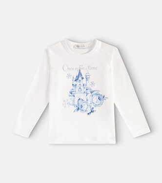 T-shirt St. Castle en coton mélangé | Monnalisa