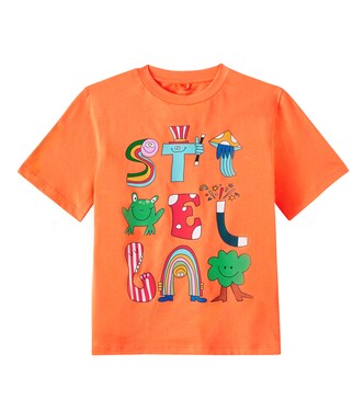 Printed cotton jersey T-shirt | Stella McCartney Kids