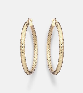 Boucles d'oreilles Bold Sparkle Medium en or 14 ct | Stone and Strand