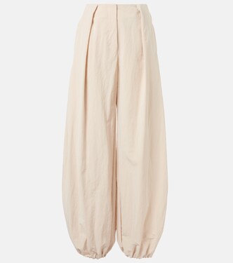 Calisson pleated mid-rise wide-leg pants | Jacquemus