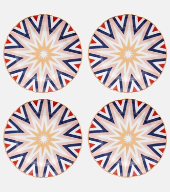 Folgore set of 4 dessert plates | Bitossi