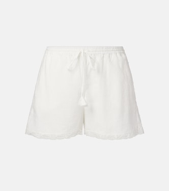 Cruse cotton wide-leg shorts | Poupette St Barth