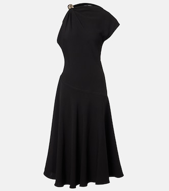 Robe midi Rue asymétrique en crêpe | Proenza Schouler