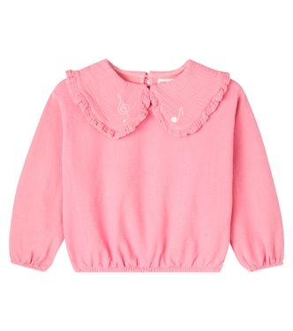 Genoa cotton-blend fleece sweatshirt | Cozmo