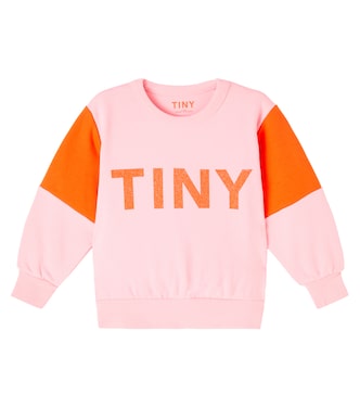 Colorblocked cotton jersey sweatshirt  | Tinycottons
