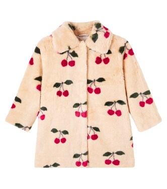 Fuzzie printed coat | Konges Sløjd