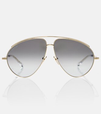 Occhiali da sole aviator oversize | Gucci