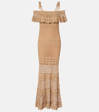Marianne crochet cotton maxi dress | Anna Kosturova