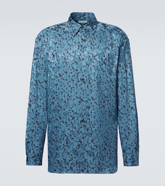 Printed satin shirt | Dries Van Noten
