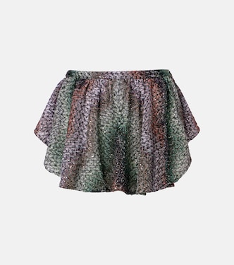 Sequined lamé miniskirt | Missoni