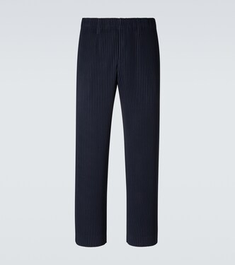 Basics pleated straight pants | Homme Plissé Issey Miyake