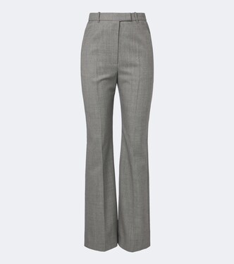 Wool straight pants | McQueen