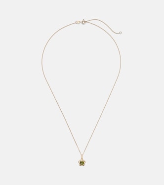 Kensington 14kt gold necklace with peridot | Stone and Strand