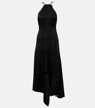 Asymmetrisches Midikleid aus Crêpe | Victoria Beckham