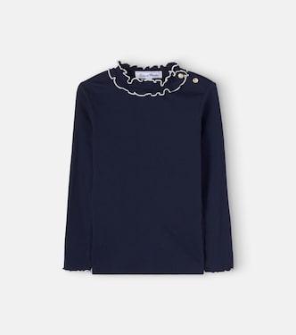 Top in jersey di misto cotone a coste | Tartine et Chocolat