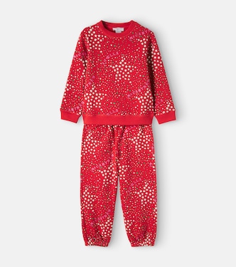 Printed cotton jersey tracksuit | Stella McCartney Kids