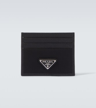 Re-Nylon and Saffiano leather card holder | Prada