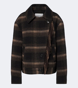 Galeane plaid wool-blend jacket | Marant Etoile