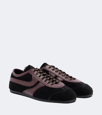 Suede and leather sneakers | Dries Van Noten