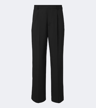 Pleated wool wide-leg pants | Dries Van Noten
