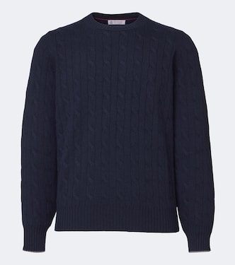 Cable-knit cashmere sweater | Brunello Cucinelli