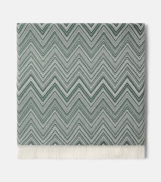 Timmy Zigzag wool throw | Missoni