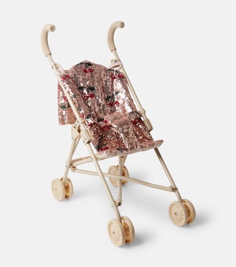 Sequined doll stroller | Konges Sløjd
