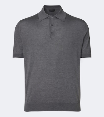 Poloshirt aus Kaschmir und Seide | Prada