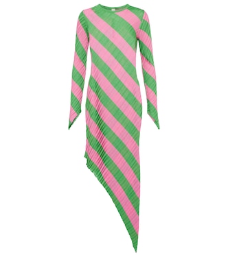 Adon silk ribbed-knit midi dress | Petar Petrov