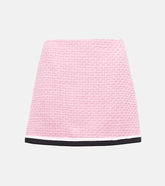 Mini-jupe en tweed | Miu Miu